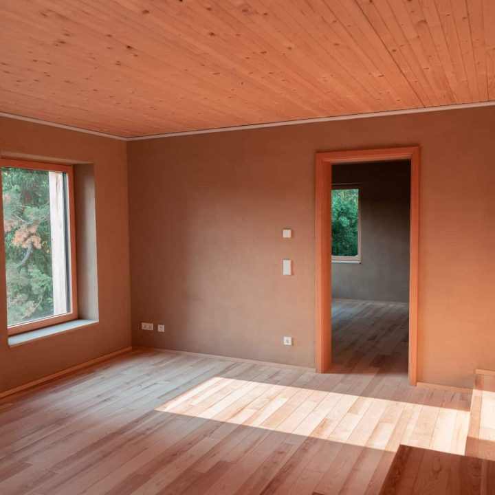 Der Anbau in Form von einem Holzmassivhaus als Proof of Concept