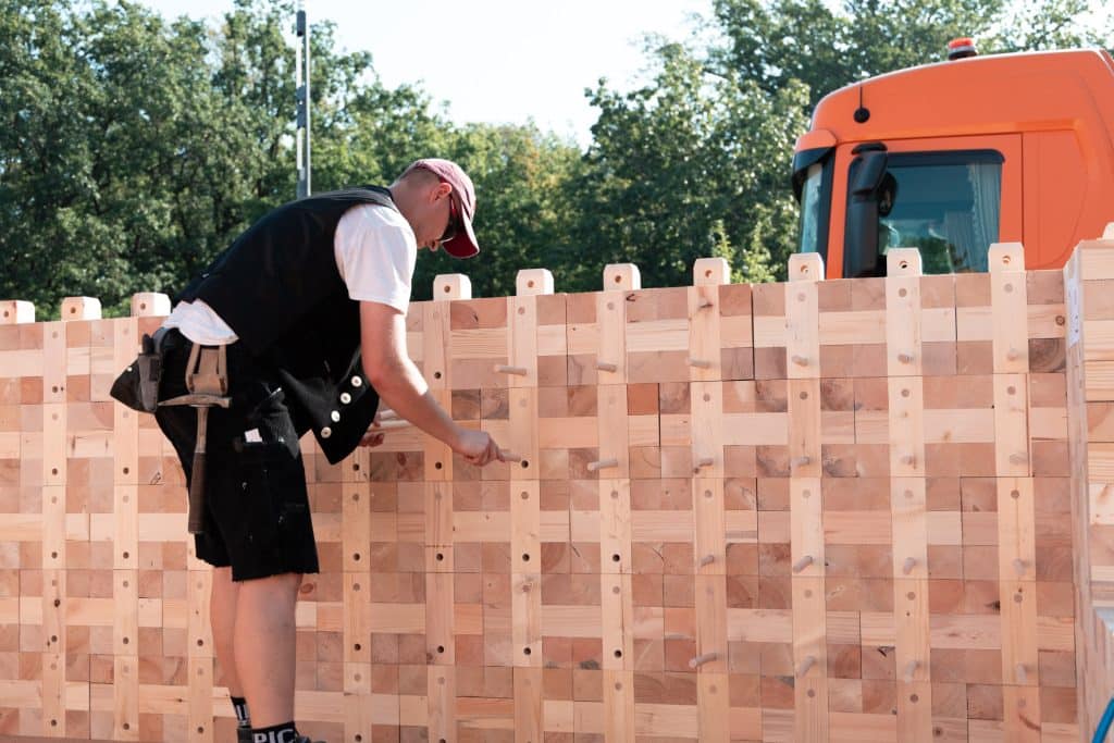 Pavillon für zirkuläres Bauen auf dem Gelände der Urban Tech Republic